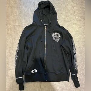 chrome hearts zip up